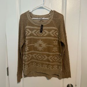 Miss Me Tribal Sweater Medium New